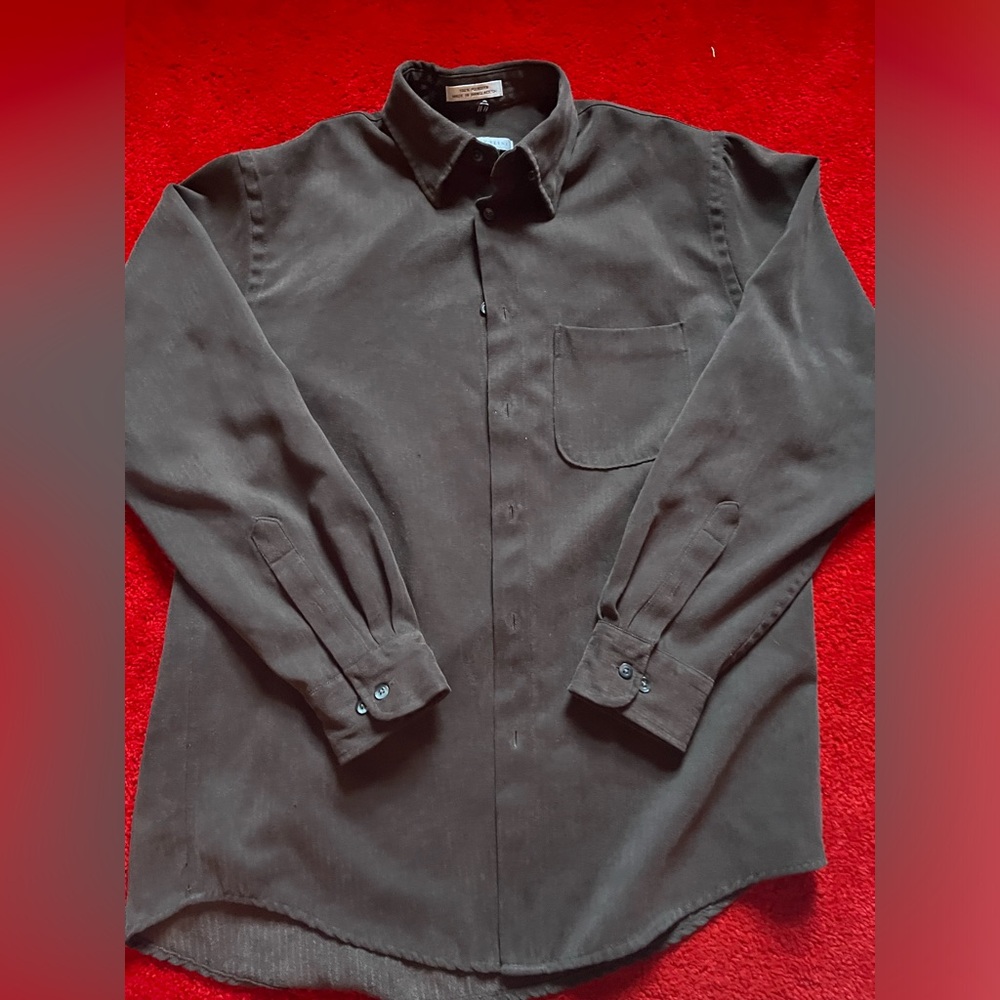 Brown dress shirt